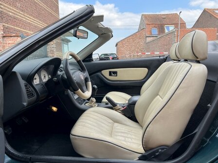 MG F 1.8i 145pk &quot;110 000km&quot; British Green/leder/hardtop/1998!