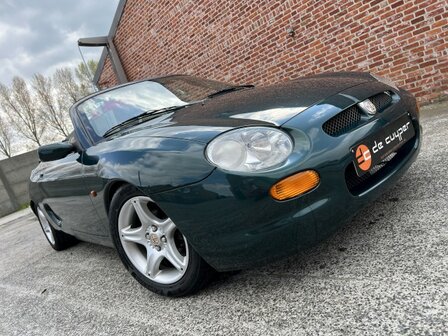 MG F 1.8i 145pk &quot;110 000km&quot; British Green/leder/hardtop/1998!