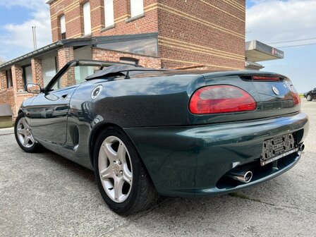 MG F 1.8i 145pk &quot;110 000km&quot; British Green/leder/hardtop/1998!