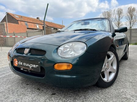 MG F 1.8i 145pk &quot;110 000km&quot; British Green/leder/hardtop/1998!