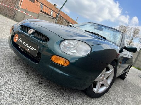 MG F 1.8i 145pk &quot;110 000km&quot; British Green/leder/hardtop/1998!