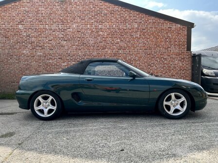 MG F 1.8i 145pk &quot;110 000km&quot; British Green/leder/hardtop/1998!