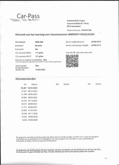 Mini One 1.5i "40 000km" GARANTIE/1ste eigenaar/Navi/2019