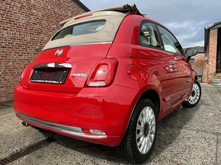 Fiat 500c &quot;HYBRIDE&quot; Navi/DAB/pdc/1ste eigenaar/1500km/2021