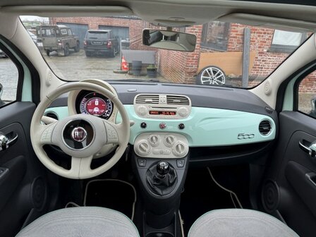 Fiat 500 1.2i &quot;GARANTIE&quot; panodak/airco/115 000km/euro6