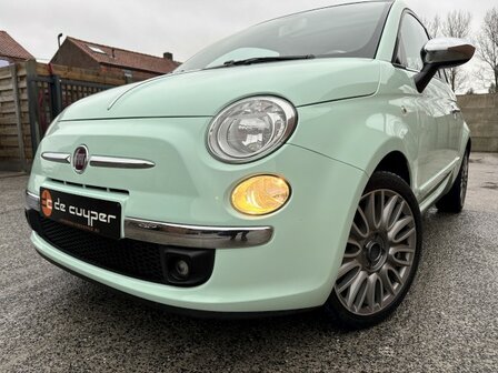 Fiat 500 1.2i &quot;GARANTIE&quot; panodak/airco/115 000km/euro6