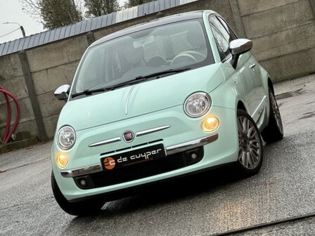 Fiat 500 1.2i &quot;GARANTIE&quot; panodak/airco/115 000km/euro6