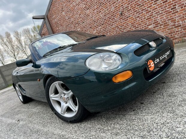 MG F 1.8i 145pk "110 000km" British Green/leder/hardtop/1998!