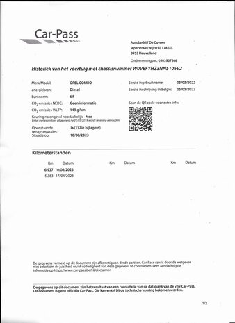 Opel Combo 1.5d edtion 
