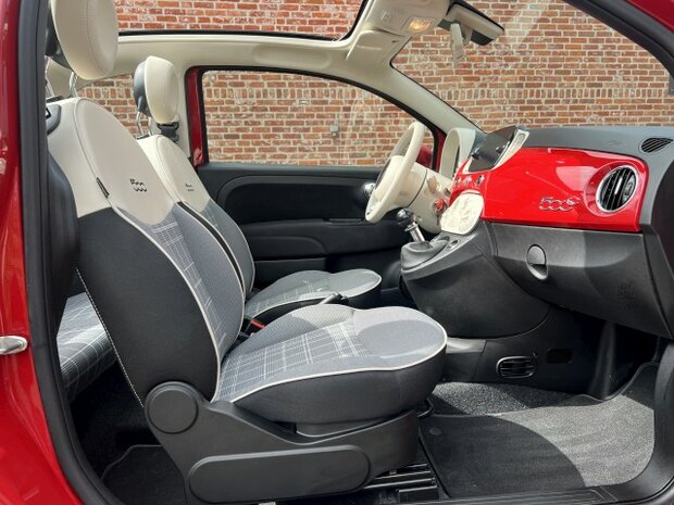 Fiat 500c "HYBRIDE" Navi/DAB/pdc/1ste eigenaar/1500km/2021