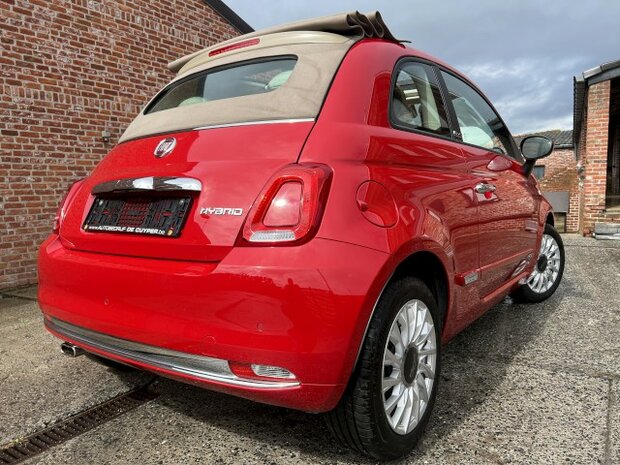 Fiat 500c "HYBRIDE" Navi/DAB/pdc/1ste eigenaar/1500km/2021