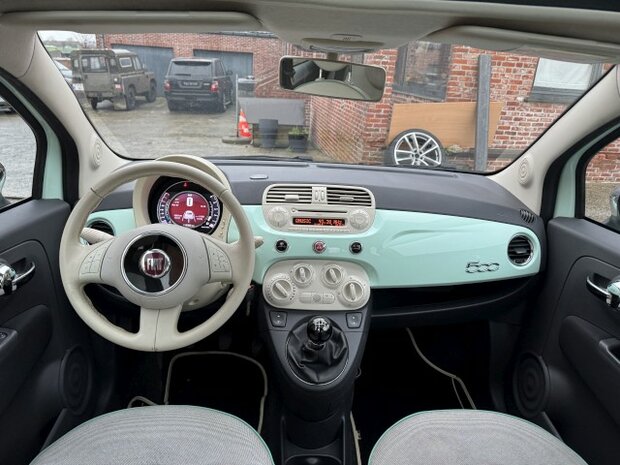 Fiat 500 1.2i "GARANTIE" panodak/airco/115 000km/euro6