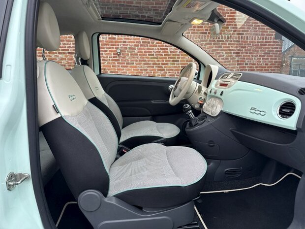 Fiat 500 1.2i "GARANTIE" panodak/airco/115 000km/euro6